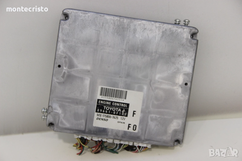 Моторен компютър Toyota Corolla Verso (2004-2009г.) 896610F100 / 89661-0F100 / MB1758007625, снимка 1