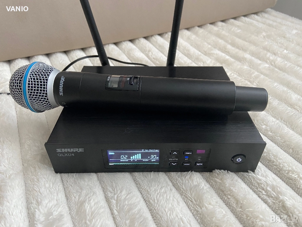 SHURE QLXD24E/B58 - Вокален Безжичен Микрофон, снимка 1