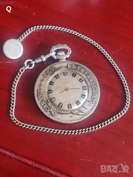 сребърен джобен Часовник , снимка 1