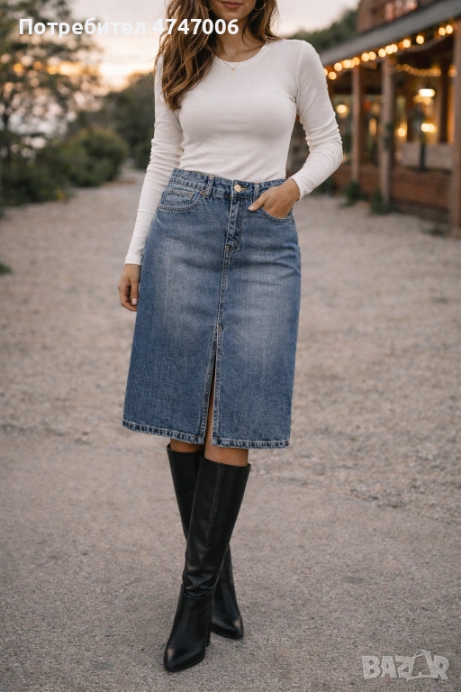 Дънкова пола, снимка 1