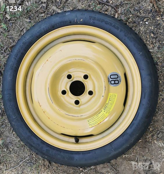 SUBARU Outback Impreza Forester Legacy резервна гума с джанта тип патерица 5x100 Ф56.1мм , снимка 1