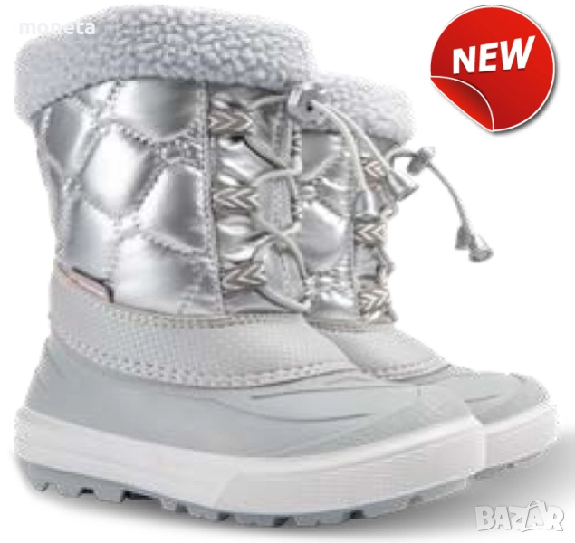 69лв „DEMAR“: Нови Бебе и Детски ботуши / апрески Естествена вълна. FURRY СИВ, снимка 1