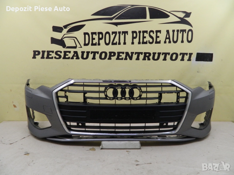 Предна броня Audi A6 C8 4k, 2018, 2019, 2020, 2021, 2022, оригинален код 4K0807437, снимка 1