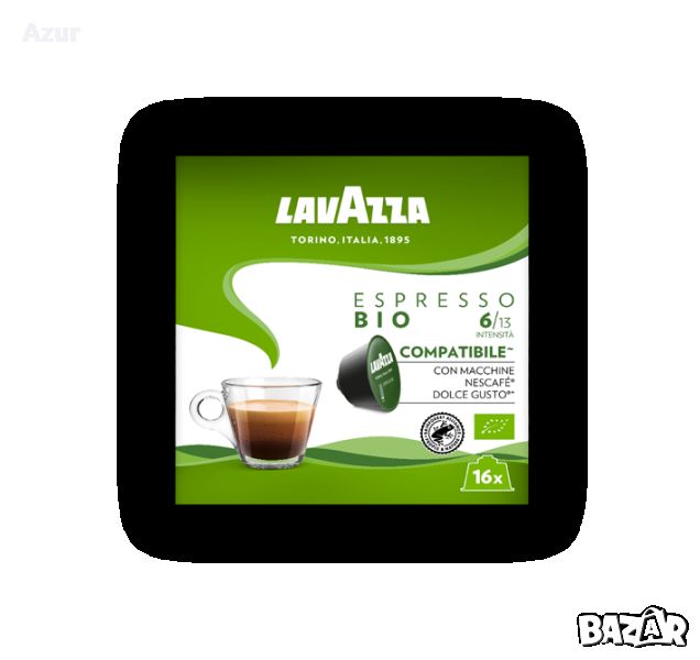 Kафе капсули Lavazza Espresso Bio (съвместими с Dolce Gusto) – 16 бр, снимка 1