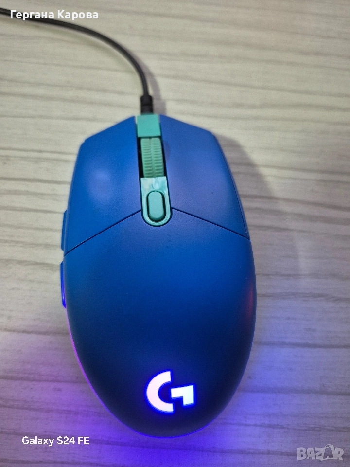 Гейминг мишка Logitech g102, снимка 1