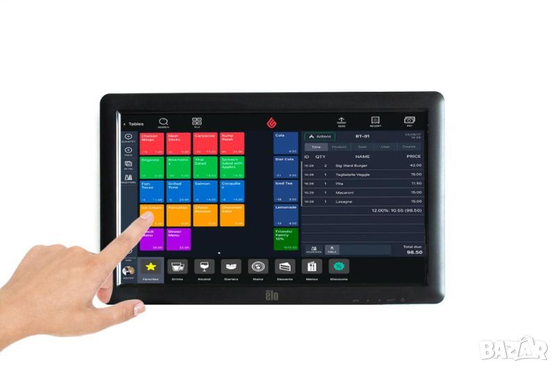 POS Touchscreen монитор ELO 1509L без стойка 15" (1366x768)*, снимка 1