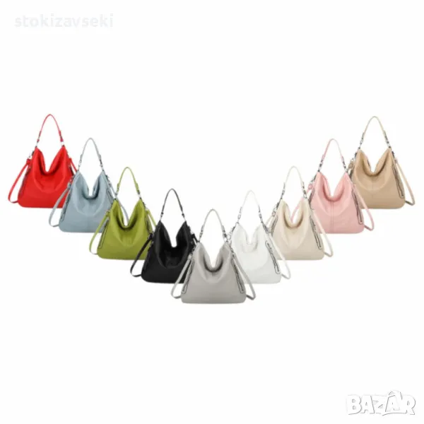 Стилна и практична дамска чанта тип торба, снимка 1