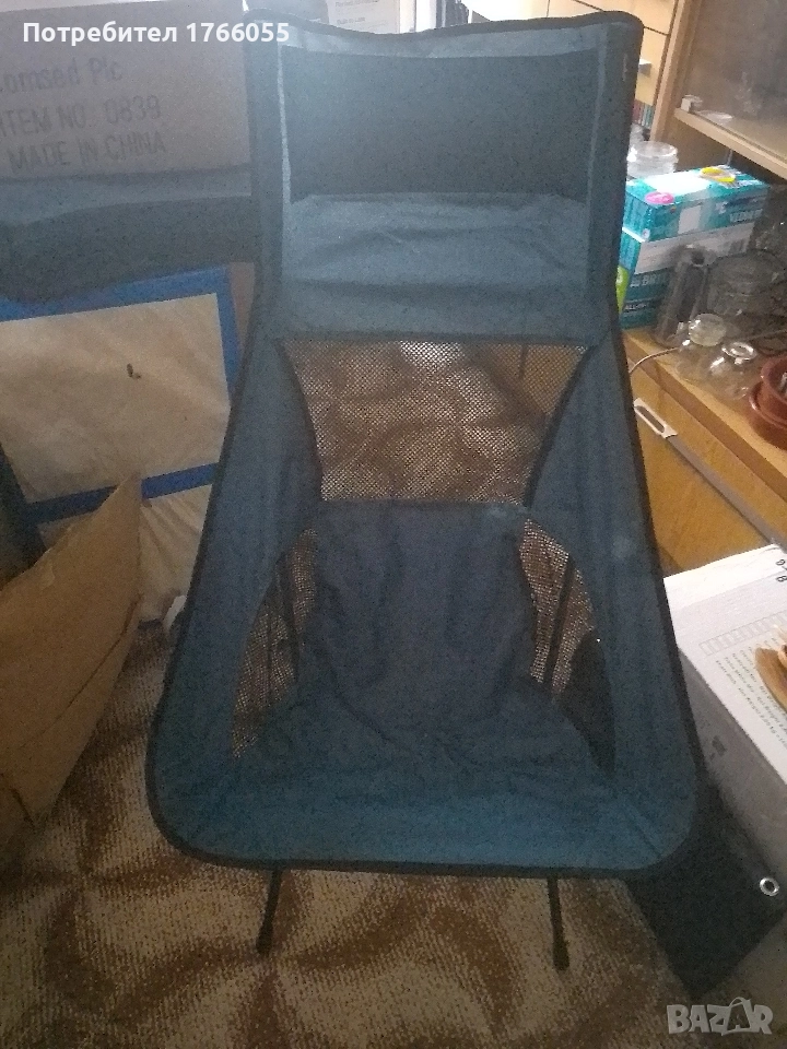 Туристически стол Summit High Back Pack Away, снимка 1