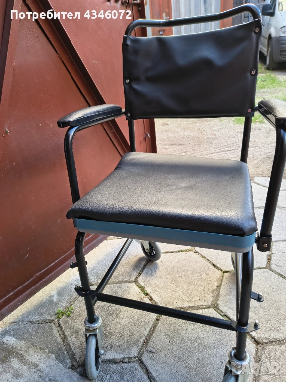  Тоалетен стол за хора с ограничена подвижност, снимка 1