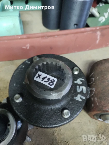 Шлицева втулка свързваща валове сламопреса К454, снимка 1