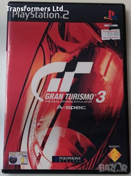 PS2-Gran Turismo 3, снимка 1