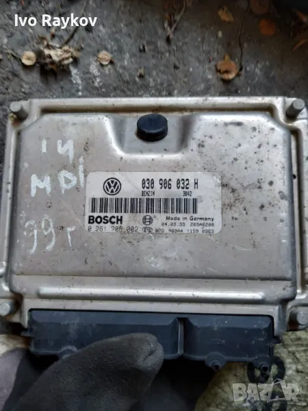 Двигател компютър - ECU за VW Polo 1.4 , BOSCH 030 906 032 H , 030906032H, снимка 1