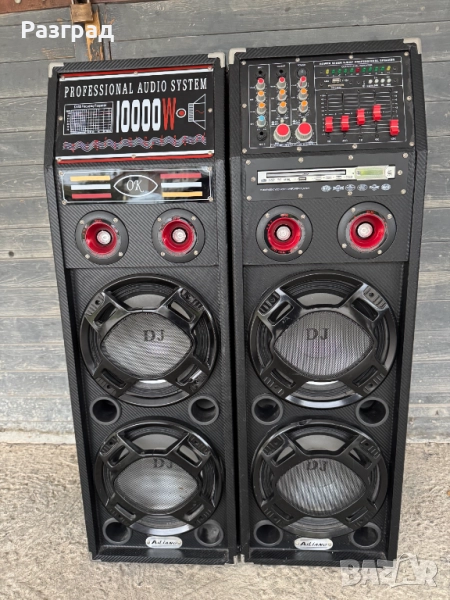 Аудио система Ailiang, 10000W Bluetooth, USB, SD Card, AUX, Karaoke, снимка 1