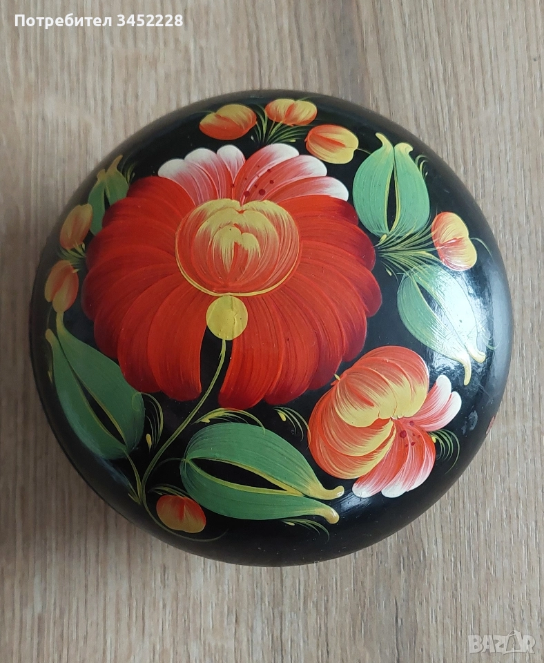 кутийка хохлома Русия за ценители , снимка 1