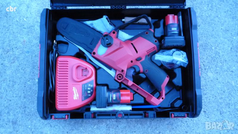 Трион верижен акумулаторен MILWAUKEE M12 FHS-602X, снимка 1