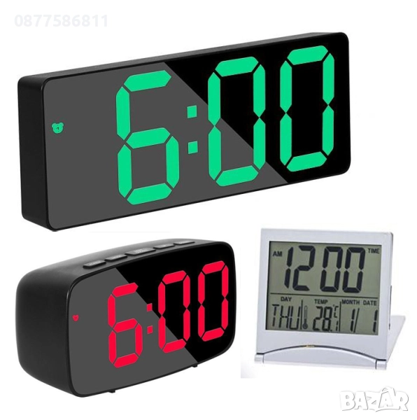 НОВИ СВЕТЕЩИ ЧАСОВНИЦИ.ПОСТОЯННО СВЕТЕЩ LED ЧАСОВНИK НА ТОК, ТЕРМОМЕТЪР БУДИЛНИК SVETESHT CHASOVNIK+, снимка 1