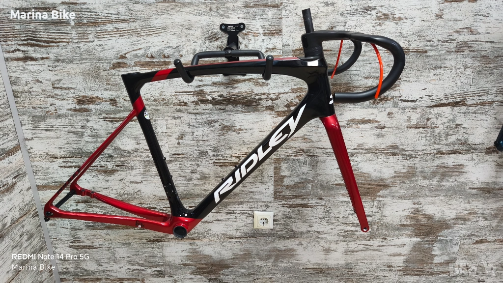 НОВА карбонова шосейна рамка Ridley Fenix SLiC Disc Forza Cirrus Pro | M, снимка 1