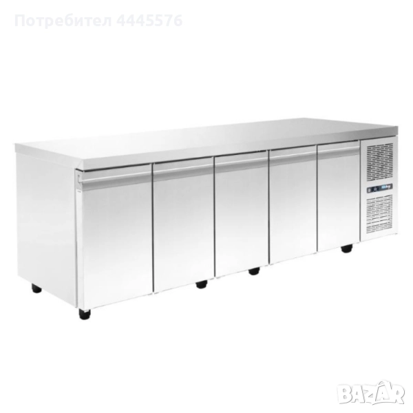 Професионален хладилен плот-фризер – 634 литра и замразяване до -21°C, снимка 1