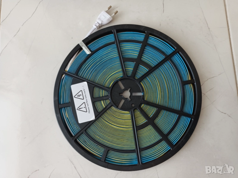 LED лента 220V 10W 10мм 4000k, 6000k за кухня, витрини и др., лед лента, 20м, снимка 1