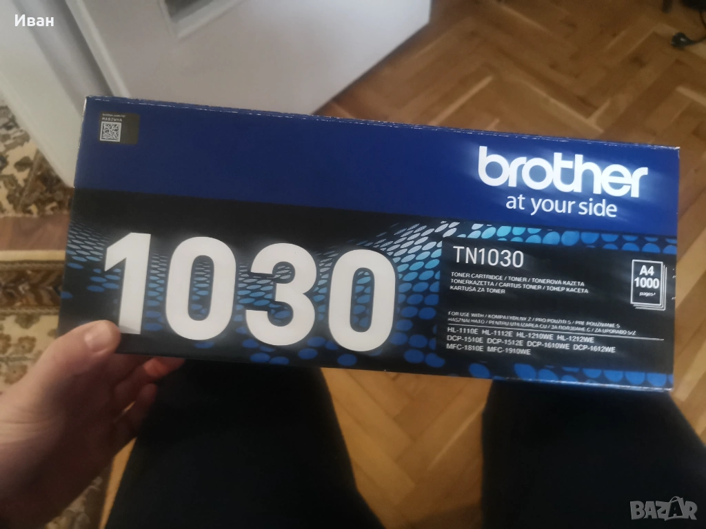 Продавам Тонер brother TN1030, снимка 1