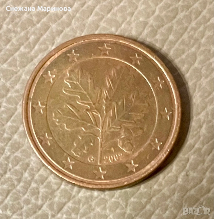 5 евро цента 2002 г, снимка 1