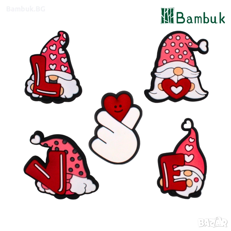  Чармове “Sweetheart Gnomes”, снимка 1