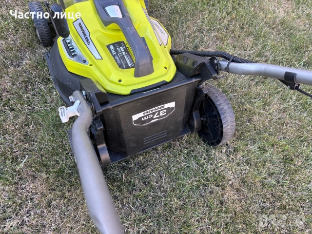 Акумулаторна косачка RYOBI, снимка 3 - Градинска техника - 51529604