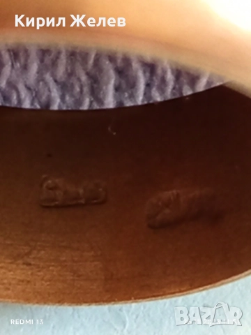 Блестяща позлатена бронзова халка с печати за КОЛЕКЦИЯ 27020, снимка 3 - Други ценни предмети - 52546664