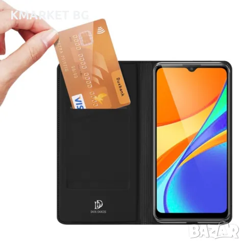 Xiaomi Redmi 9C DUX DUCIS Кожен Калъф и Протектор, снимка 5 - Калъфи, кейсове - 48753341