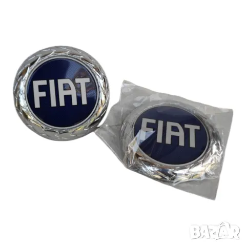 95мм Емблема за FIAT ФИАТ Пунто Панда Албеа Дукато Добло Крома - СИНЯ