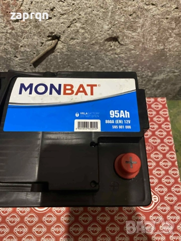 Акумулатор Monbat AGM/АГМ 95 амп/ч 860 А с гаранция, снимка 6 - Аксесоари и консумативи - 52028354