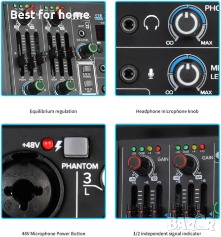 Преносим DJ миксер, снимка 2 - Други - 52350883