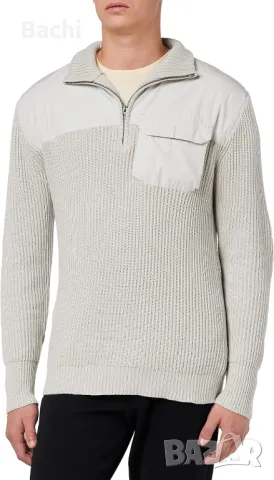 G-STAR RAW Зимна Мъжка Блуза Пуловер Men Army Half Zip Strickpullover, снимка 1 - Блузи - 47231009