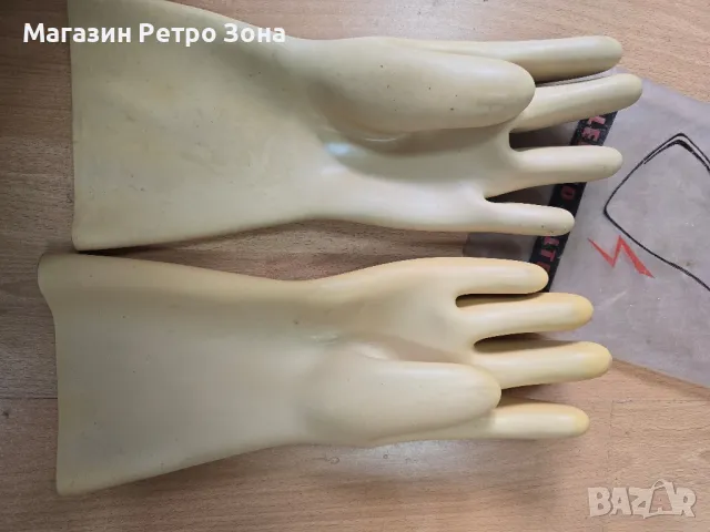 Диелектрични ръкавици за работа под напрежение 20.000 V. Не са използвани. , снимка 3 - Други инструменти - 49666675
