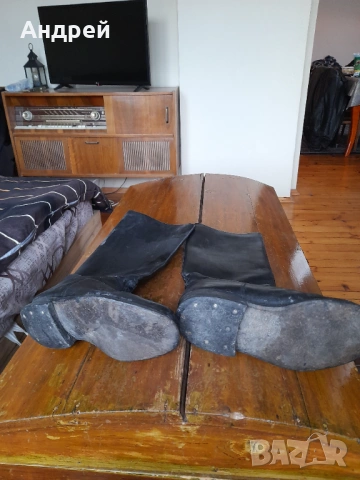 Стари военни ботуши, снимка 2 - Антикварни и старинни предмети - 54194400