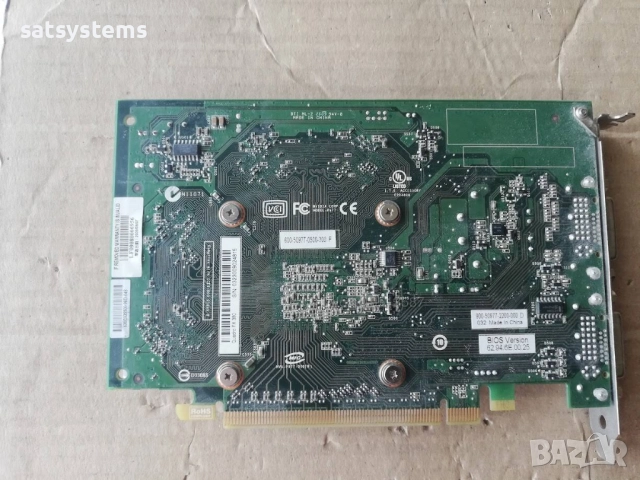 Видео карта NVidia Quadro FX 380 256MB GDDR3 128bit PCI-E, снимка 7 - Видеокарти - 52886116