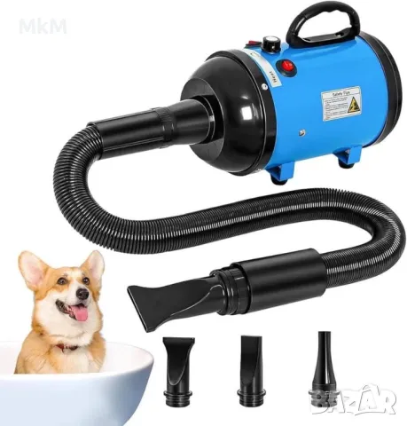 Високоскоростен 2800W и 3200W сешоар за домашни любимци - коте , куче , снимка 3 - За кучета - 50137994
