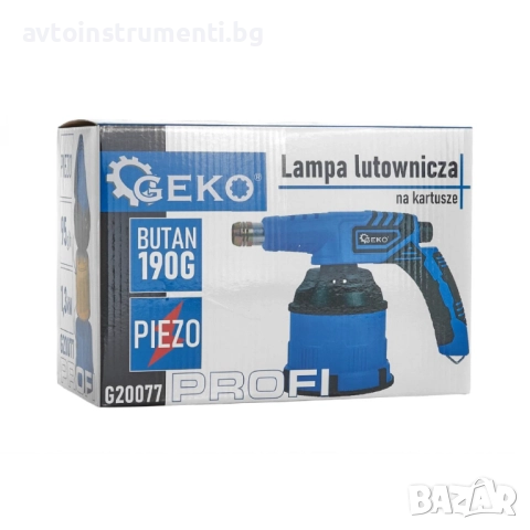 Горелка газова с пиезо запалване за 190 грама патрони Profi - 77002G, снимка 4 - Други инструменти - 51997098