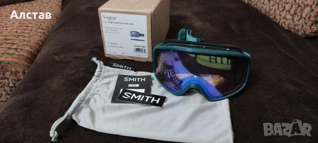 Продавам нова дамска ски маска SMITH VOUGE - с етикет и калъфче, снимка 2 - Зимни спортове - 52631404