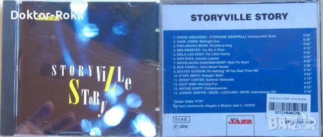 STORYVILLE STORY & SPLASH STORY - JAZZ Compilation - оригинални джаз компилации, снимка 3 - CD дискове - 38820733