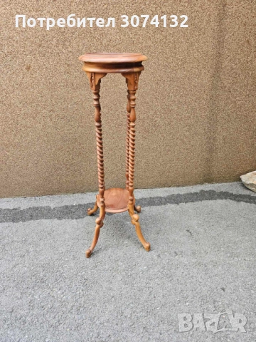 Голяма ръчно изработена стойка за цветя, снимка 3 - Декорация за дома - 53566554