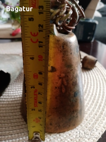 Стар бронзов чан ,голям,тюмбелек,хлопка,звънец,, снимка 2 - Антикварни и старинни предмети - 54204840