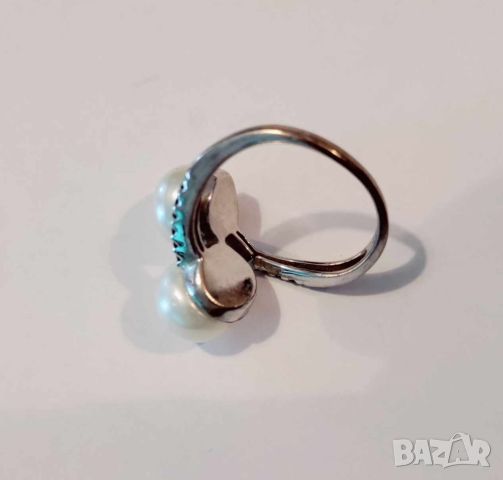 сребърен пръстен 48852, снимка 4 - Пръстени - 45566403