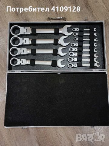 Немски гаечни ключове с тресчотка, снимка 3 - Ключове - 45724112