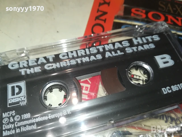 GREAT CHRISTMAS HITS-MADE IN HOLLAND-ORIGINAL TAPE 0308251815, снимка 8 - Аудио касети - 51238029