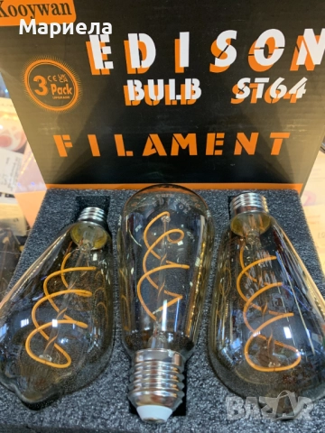 LED крушка с нажежаема жичка / Ретро крушка /Античен стил 