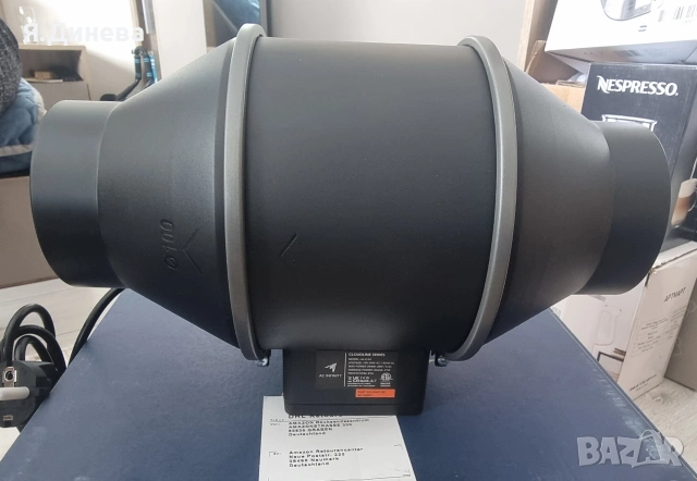 Регулиращ канален вентилатор 100мм , снимка 2 - Друга електроника - 53458841