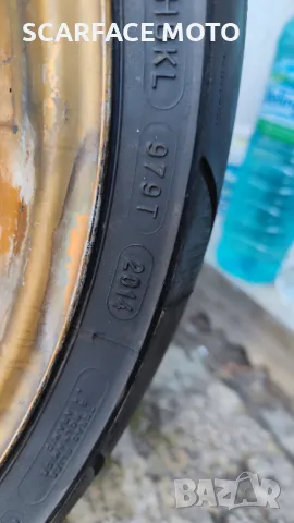 Задна джанта с гума 190/55/17 за мотор, снимка 2 - Гуми и джанти - 49801756