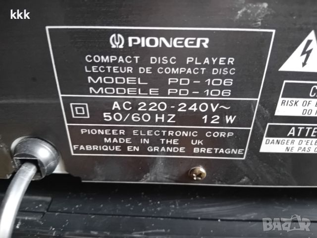 pioneer  pd 106, снимка 4 - Декове - 46679029