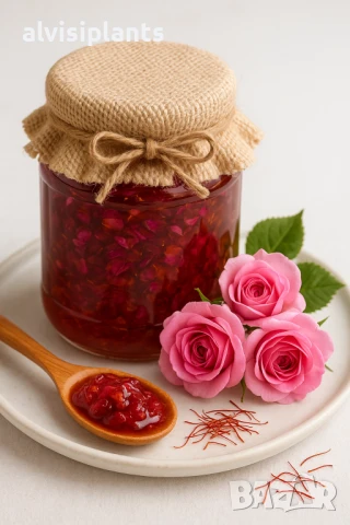 Сладко от маслодайна роза с шафран 2025